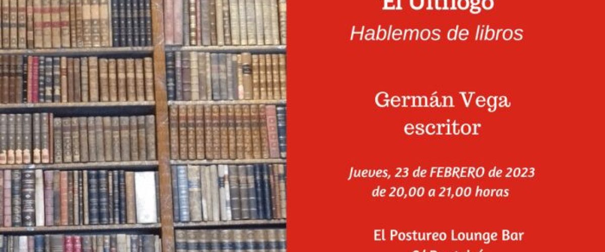 Ultilogo charla literaria German Vega 2