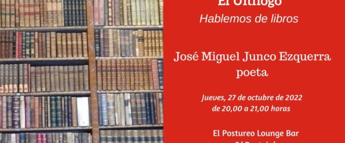 Ultilogo charla literaria Pepe Junco