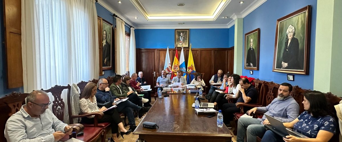 Un momento de la sesión plenaria celebrada hoy en las Casas Consistoriales