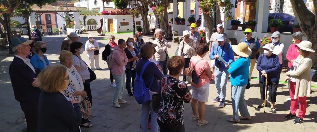 Un momento de la visita a San Mateo celebrada esta semana 1