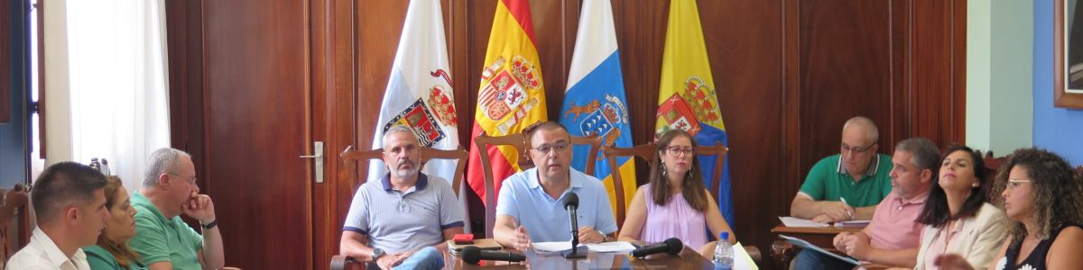 Un momento del Pleno celebrado hoy en las Casas Consistoriales