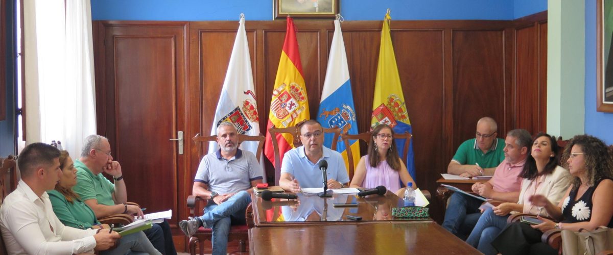 Un momento del Pleno celebrado hoy en las Casas Consistoriales