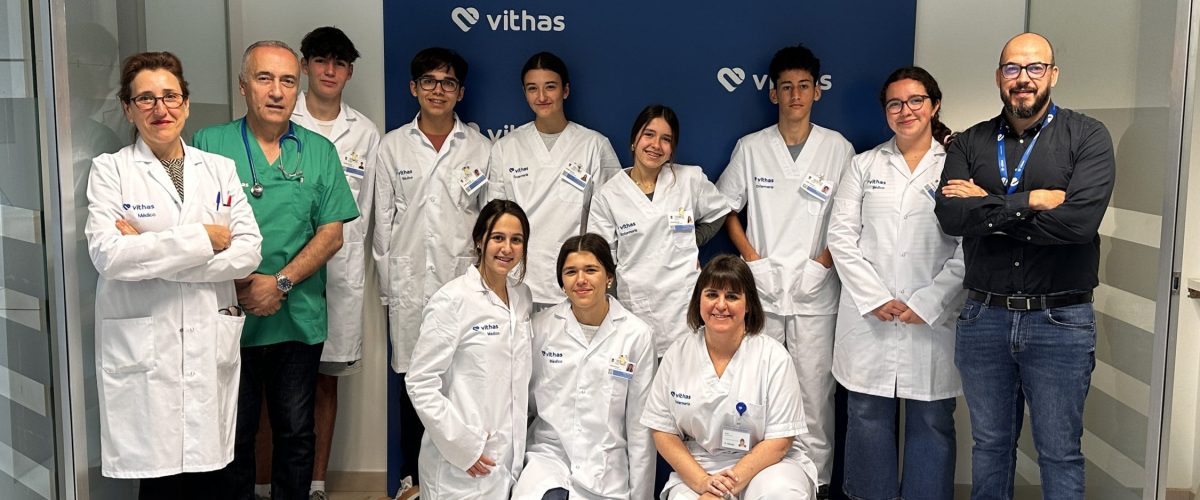 Visita alumnos a Vithas