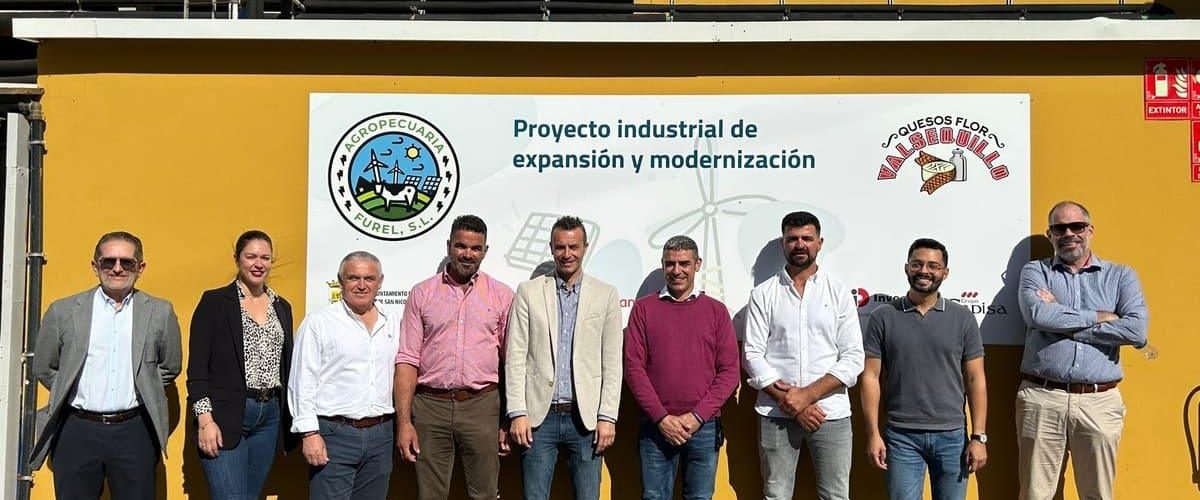 Visita consejero Agricultura Gobierno de Canarias a La Aldea de San Nicolas