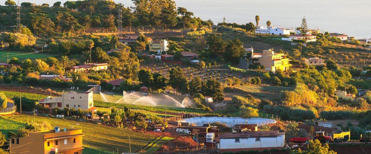 ZONA AGRICOLA DE SANTA CRISTINA EN LAS MEDIANIAS GUIENSES