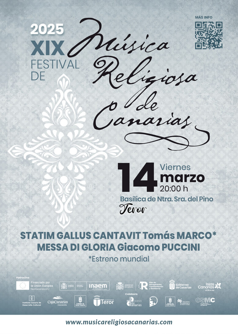 Teror acoge el XIX Festival de Música Religiosa de Canarias