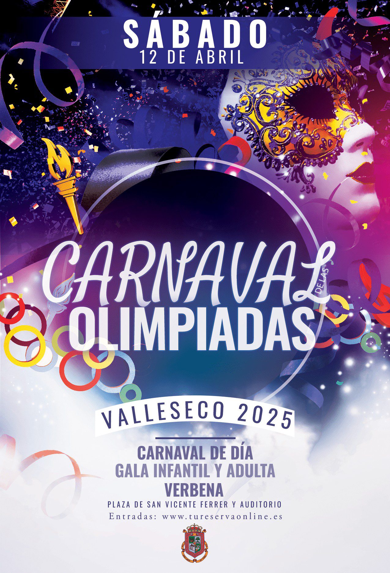 Valleseco se prepara para su Carnaval Olímpico
