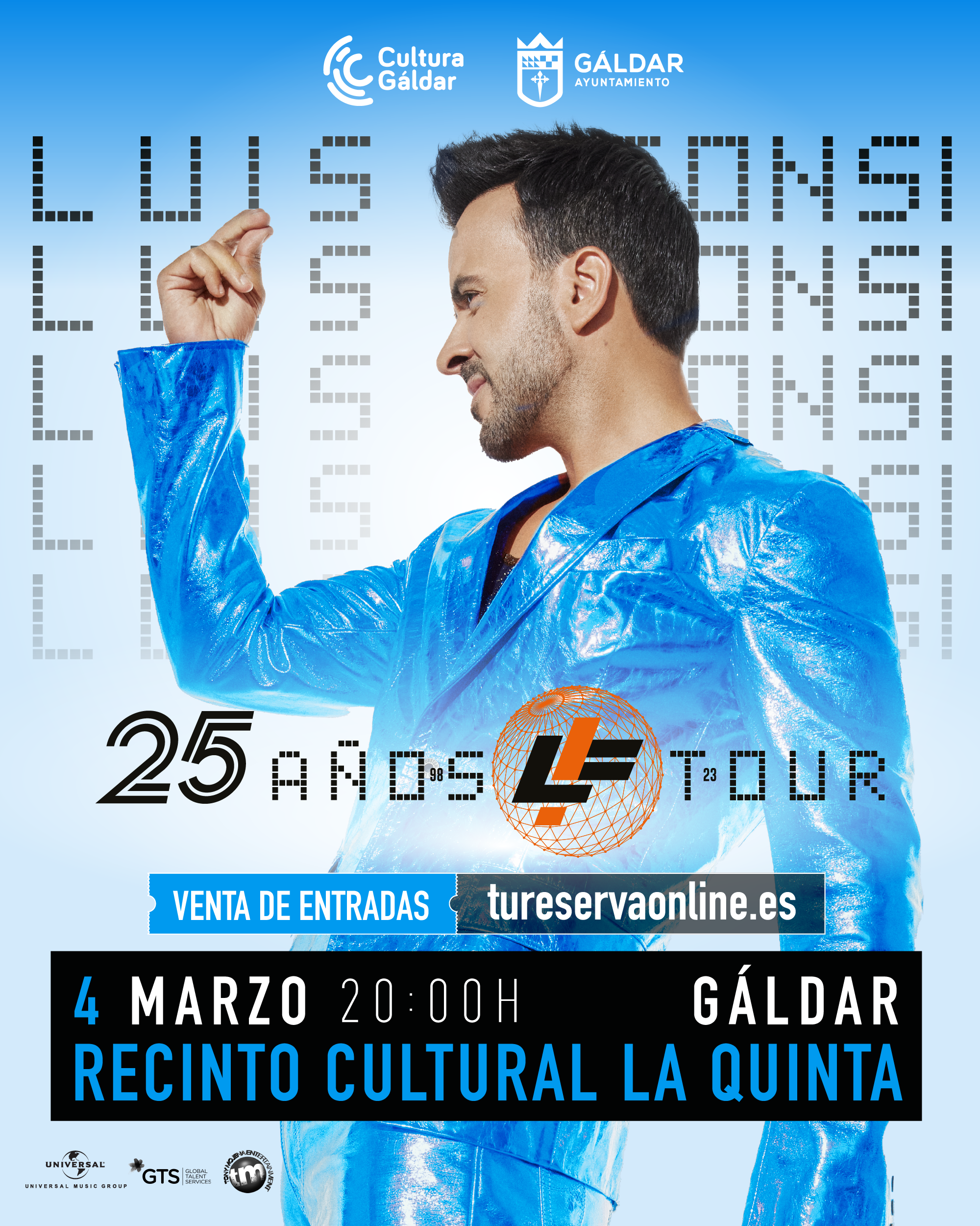 Luis Fonsi brindará este Martes de Carnaval un histórico concierto en La Quinta