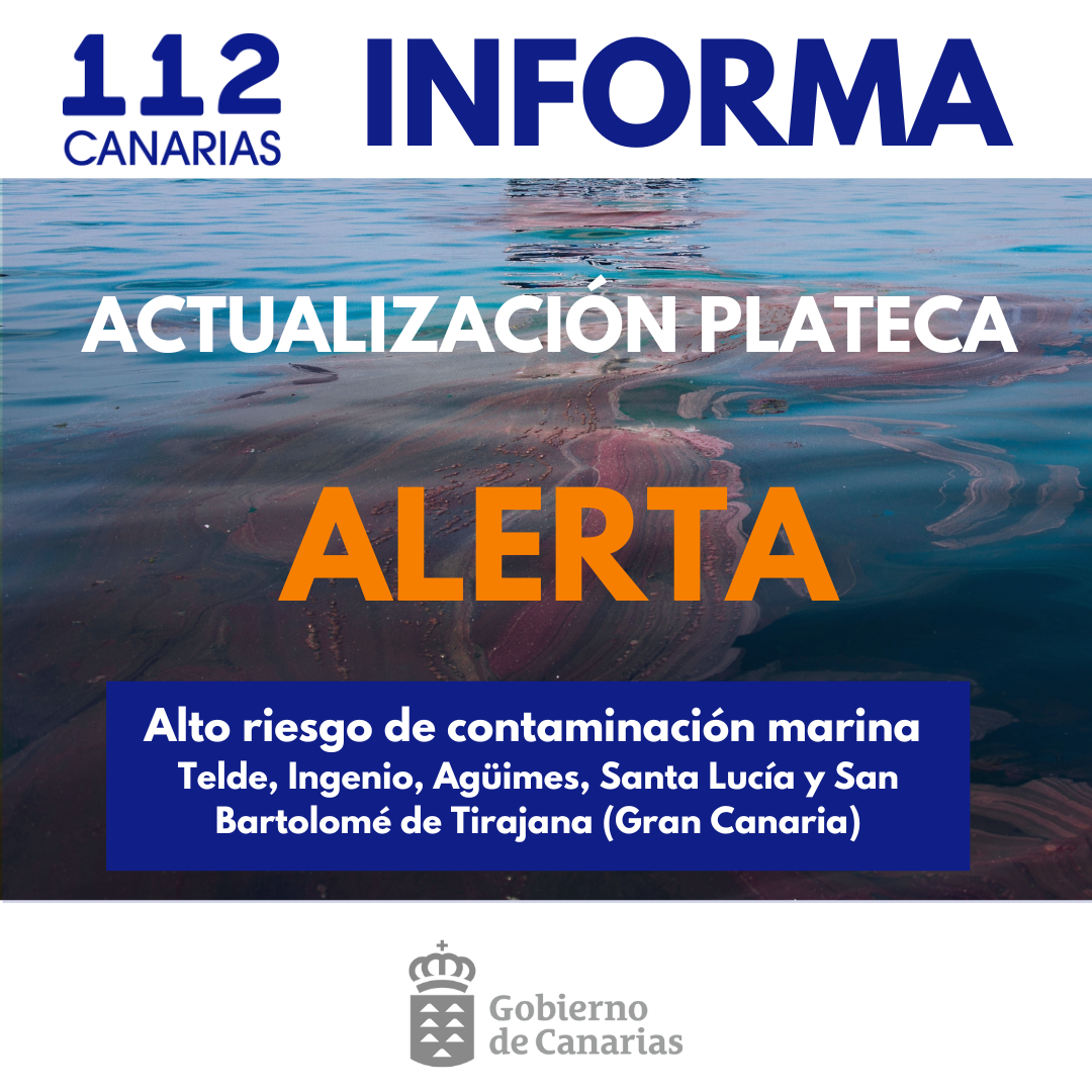 El Gobierno amplía la alerta por riesgo de contaminación marina a cinco municipios de Gran Canaria