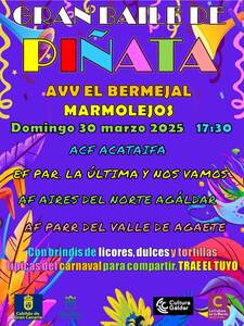 Baile de Piñata en la AAVV «El Bermejal» Marmolejos