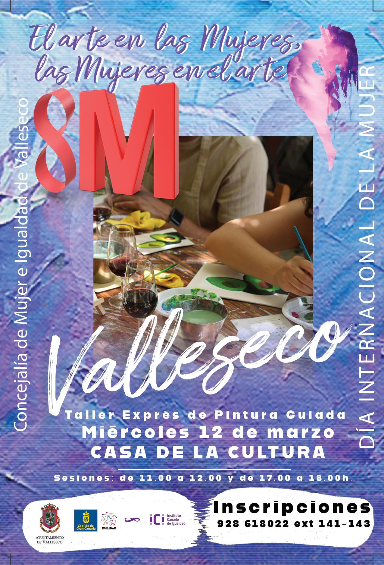 Valleseco te sumerge en el mundo de la creatividad con un Taller de Pintura Express 