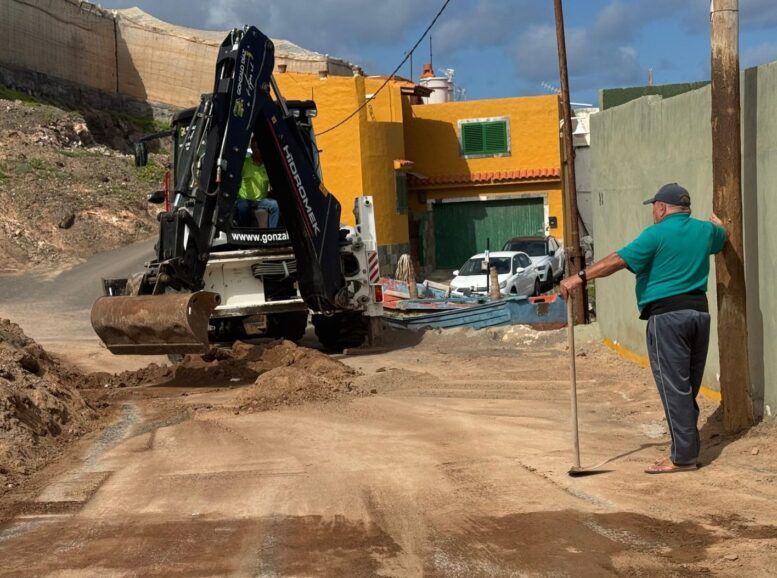 Acondicionamiento-de-una-via-en-Caleta-tras-las-ultimas-lluvias-notificada-a-traves-de-la-aplicacion-municipal-777x578 - NorteGranCanaria -