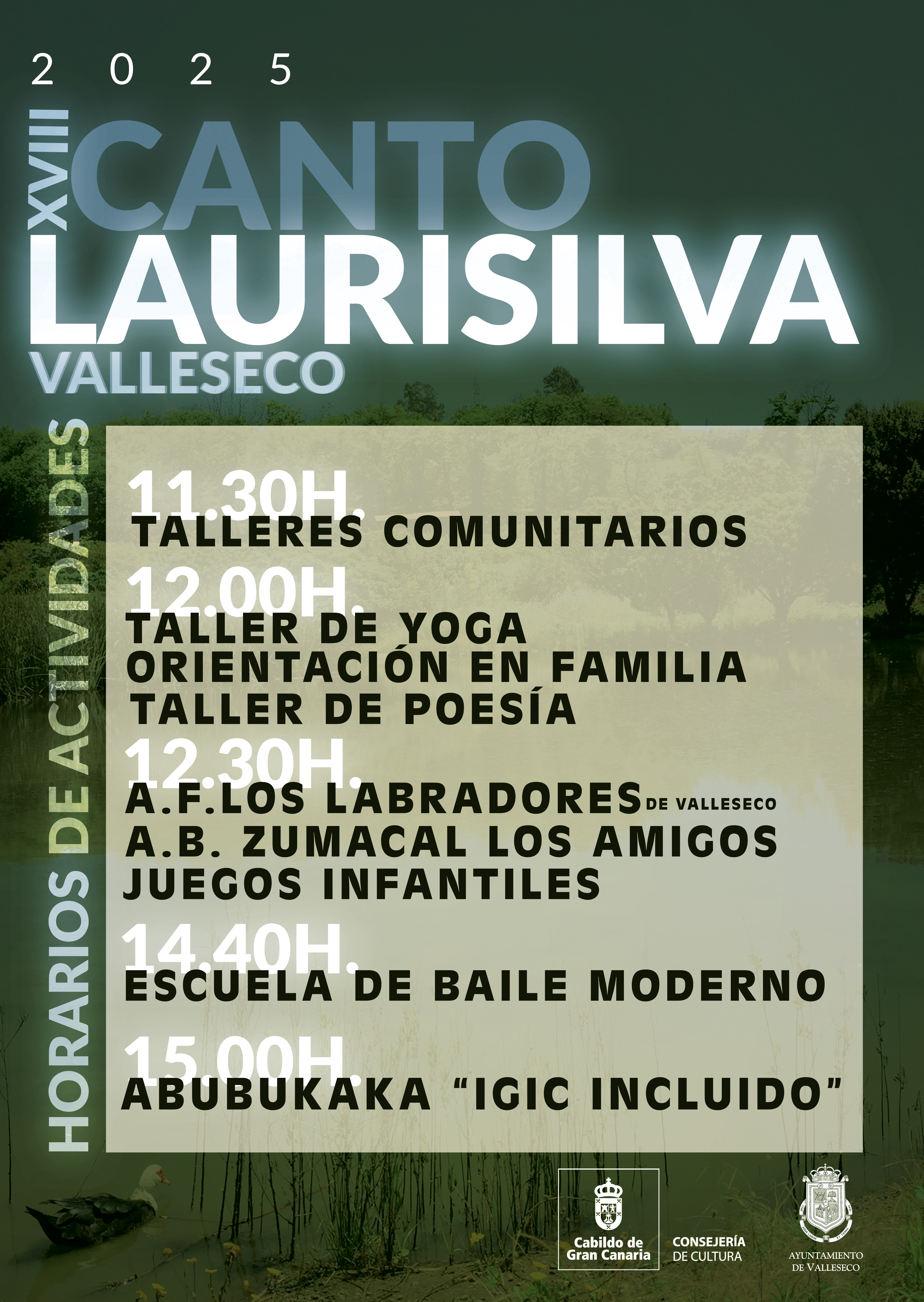 Las medianías de Gran Canaria te invitan a disfrutar del XVIII Canto a La Laurisilva