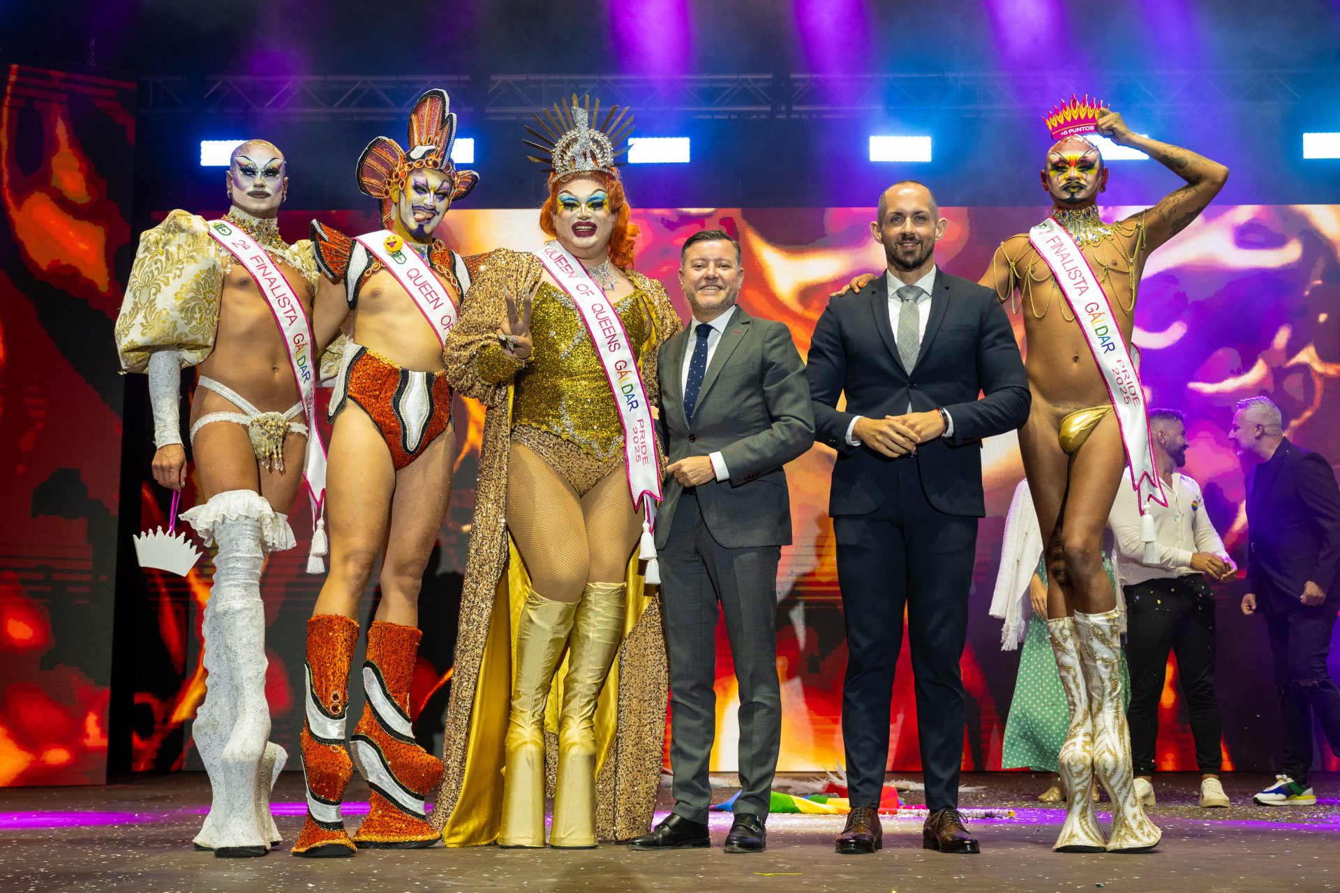 FOTO QUEEN OF QUEEN GÁLDAR PRIDE 2025 finalistas Teodoro Sosa Julio Mateo 06062025 1 - NorteGranCanaria -
