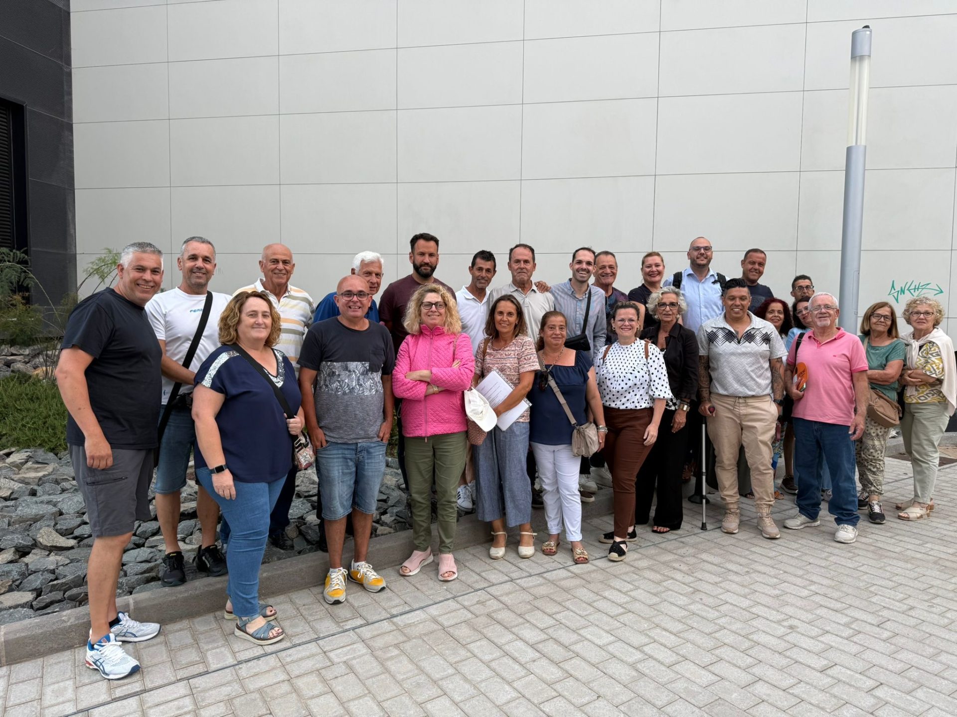 Representantes de las asociaciones que integran la plataforma vecinal - NorteGranCanaria -