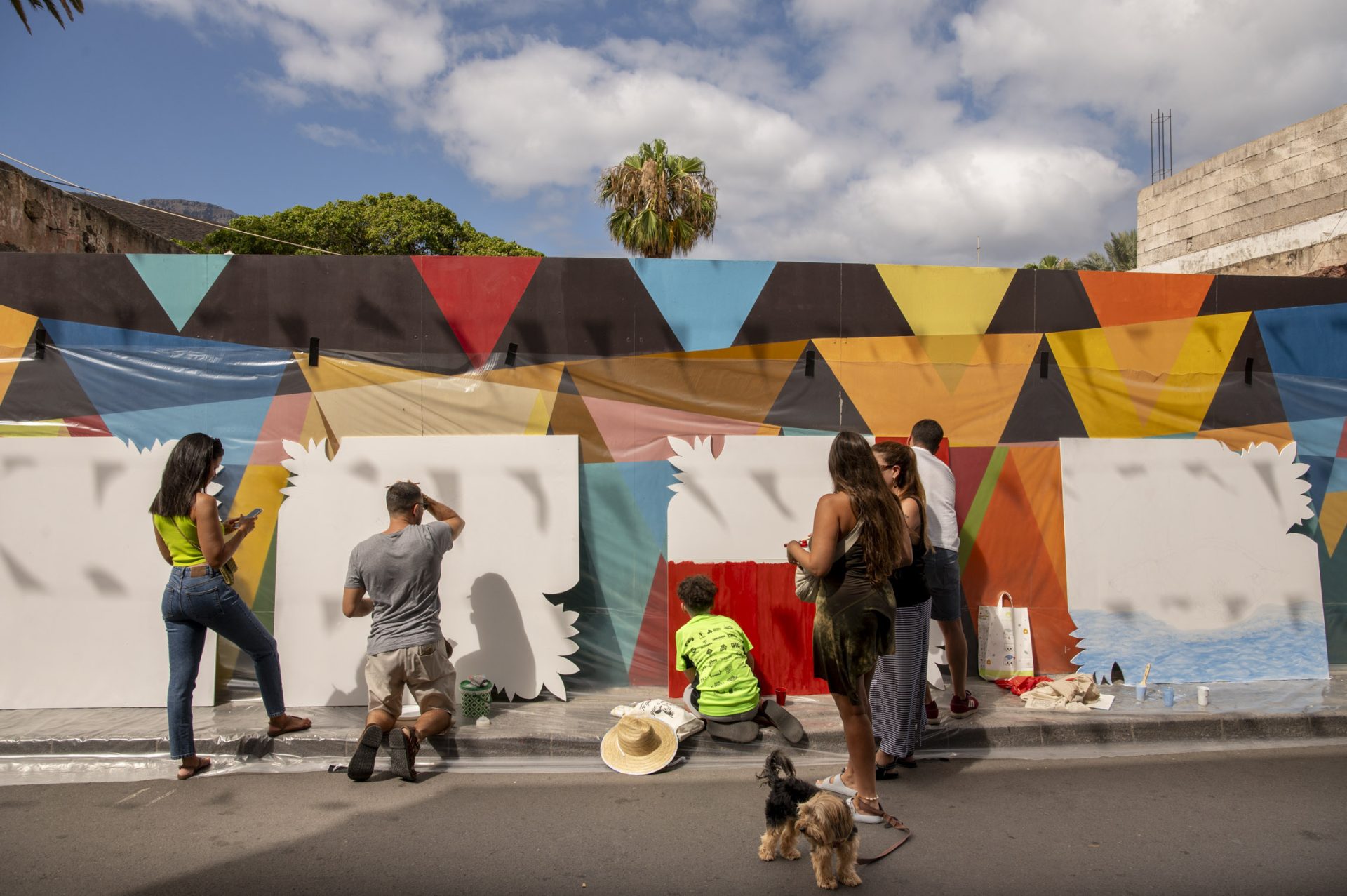Agaete da la bienvenida a las fiestas de Las Nieves con el arte y talento de su encuentro de pintores 1 - NorteGranCanaria -