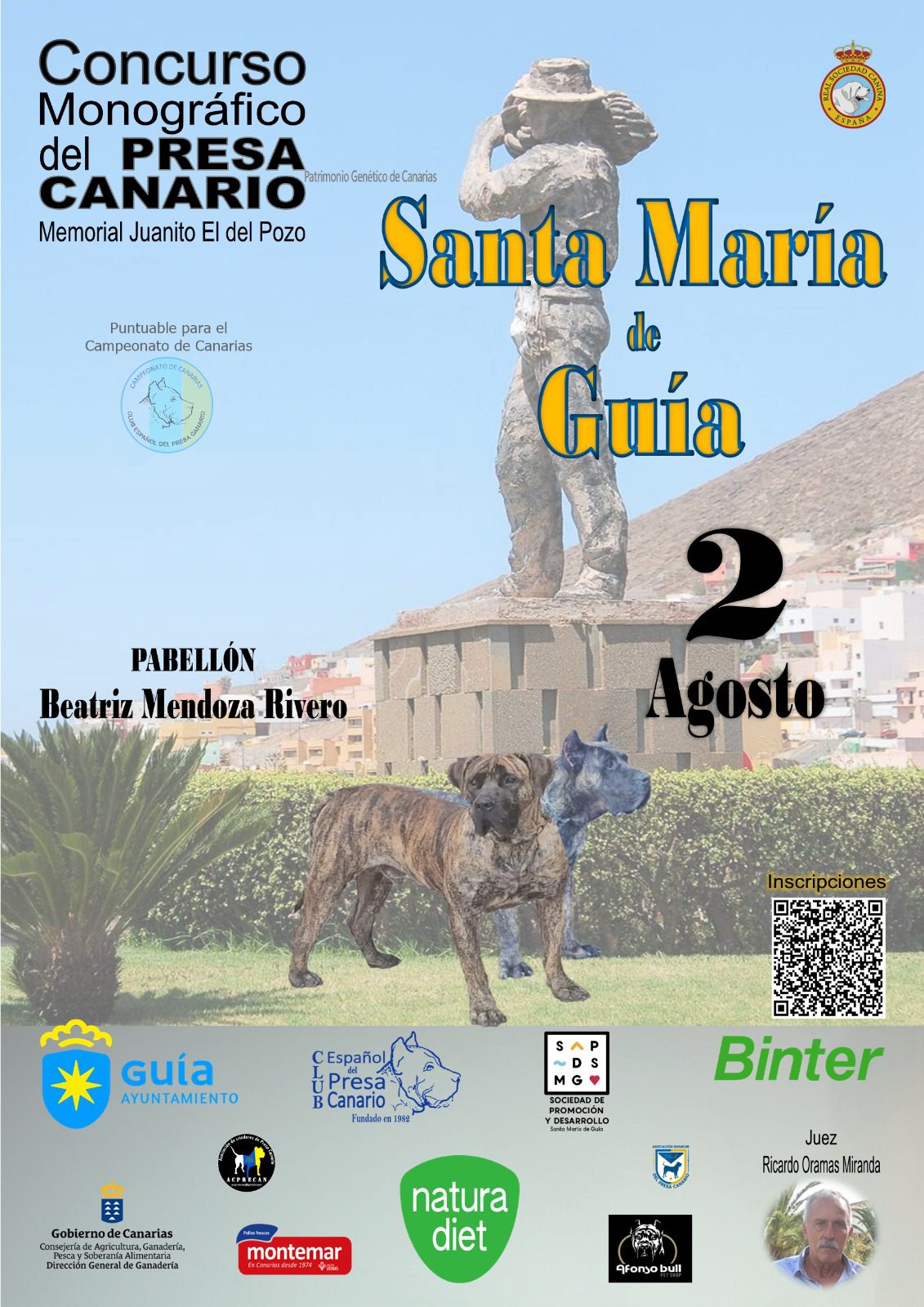 CARTEL CONCURSO PRESA CANARIO - NorteGranCanaria -