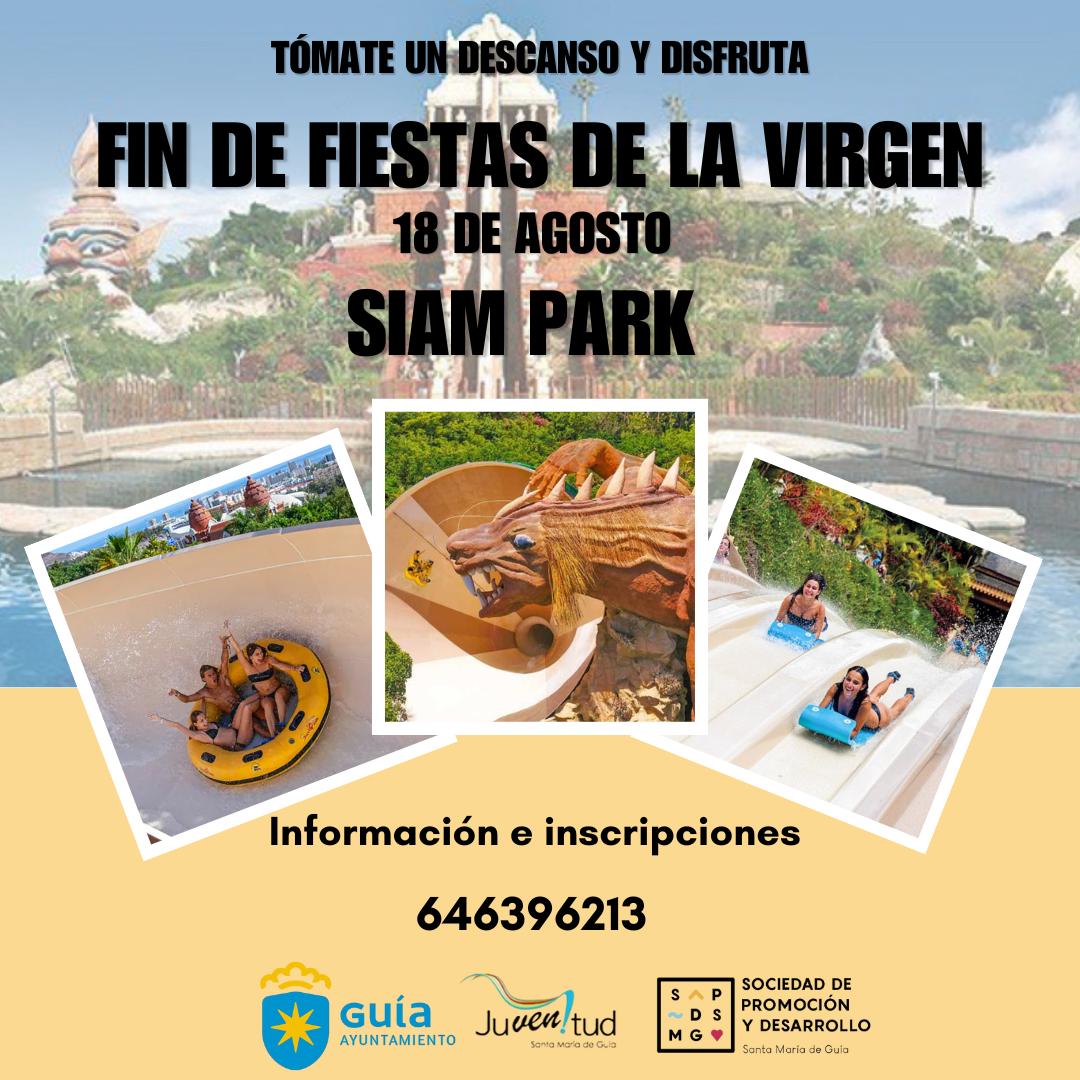 CARTEL SALIDA SIAM PARK UNIVERSIDAD POPULAR - NorteGranCanaria -