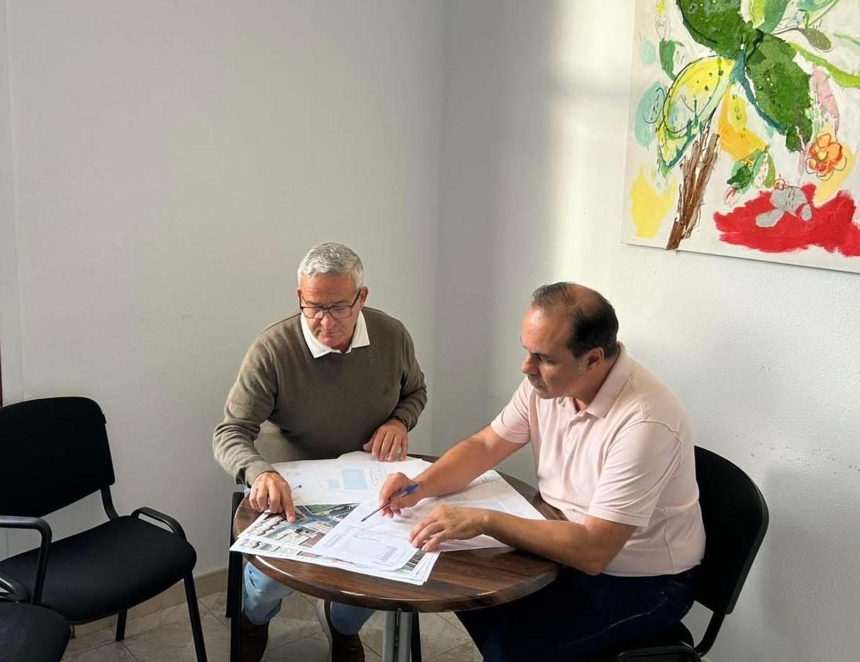 José Manuel Santana y Juan Jiménez concejales de AhoraGUÍA - NorteGranCanaria -