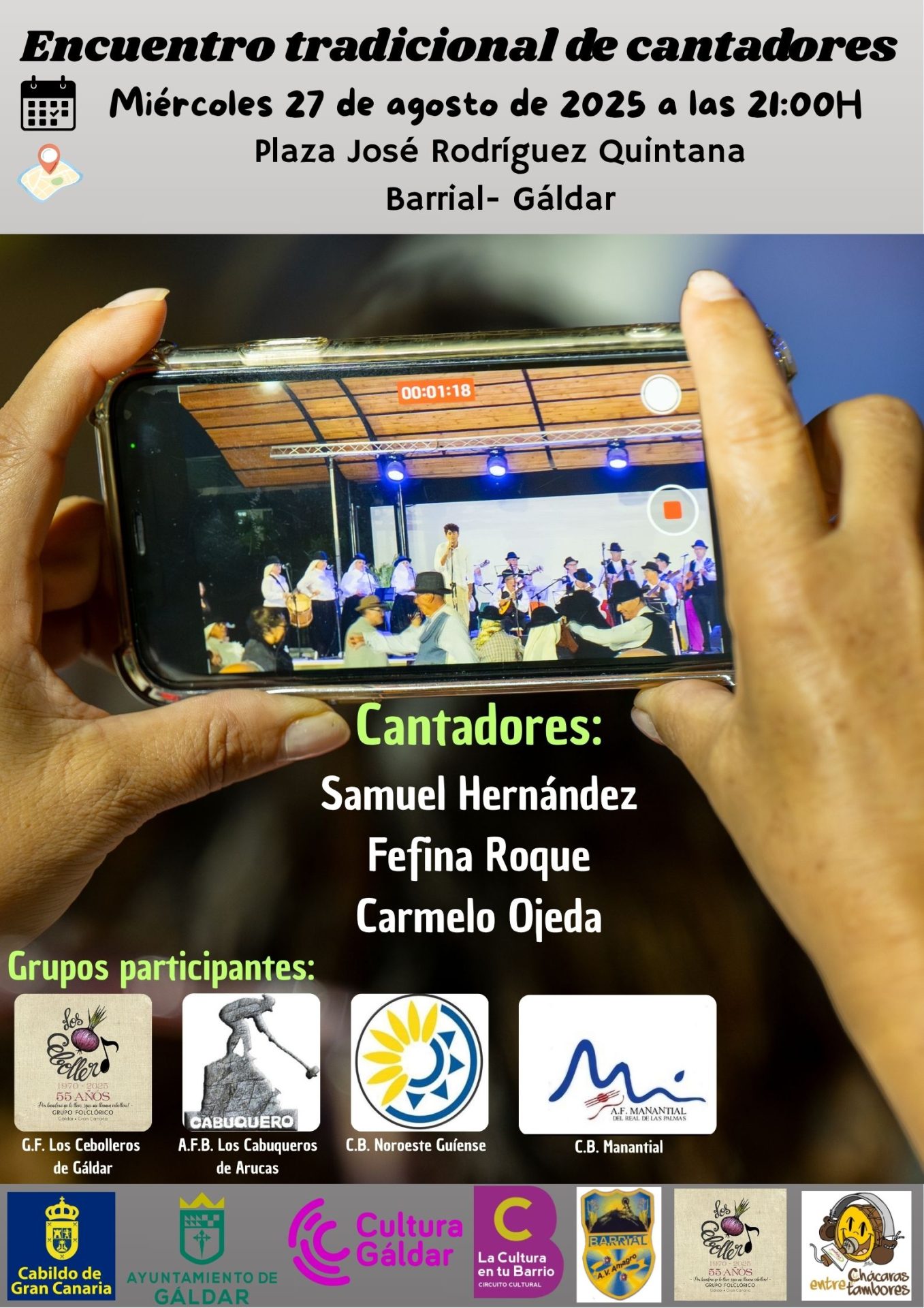 Encuentro tradicional de cantadores - NorteGranCanaria -