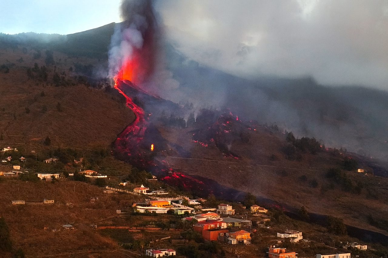Inicio de la erupción junto a El Paraíso - NorteGranCanaria -