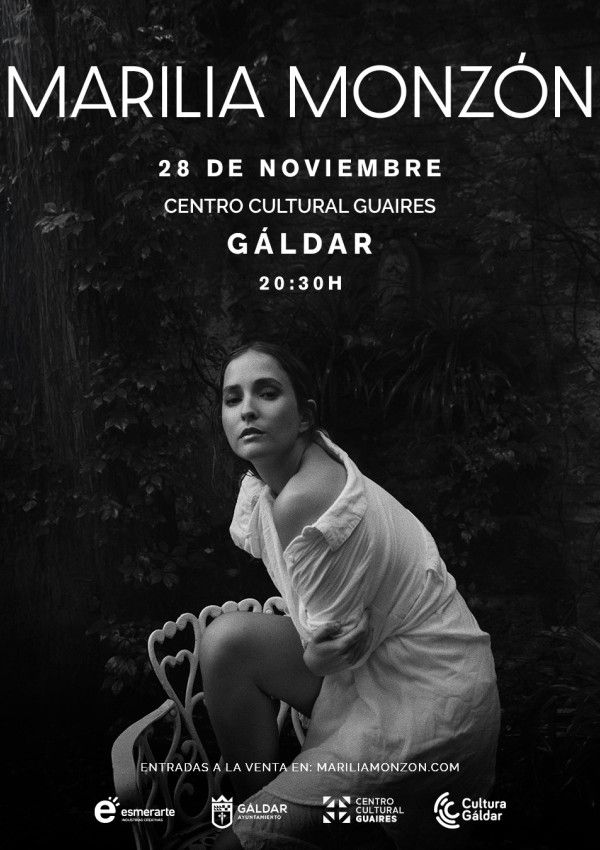 Cartel concierto de Marilia Monzón - NorteGranCanaria -