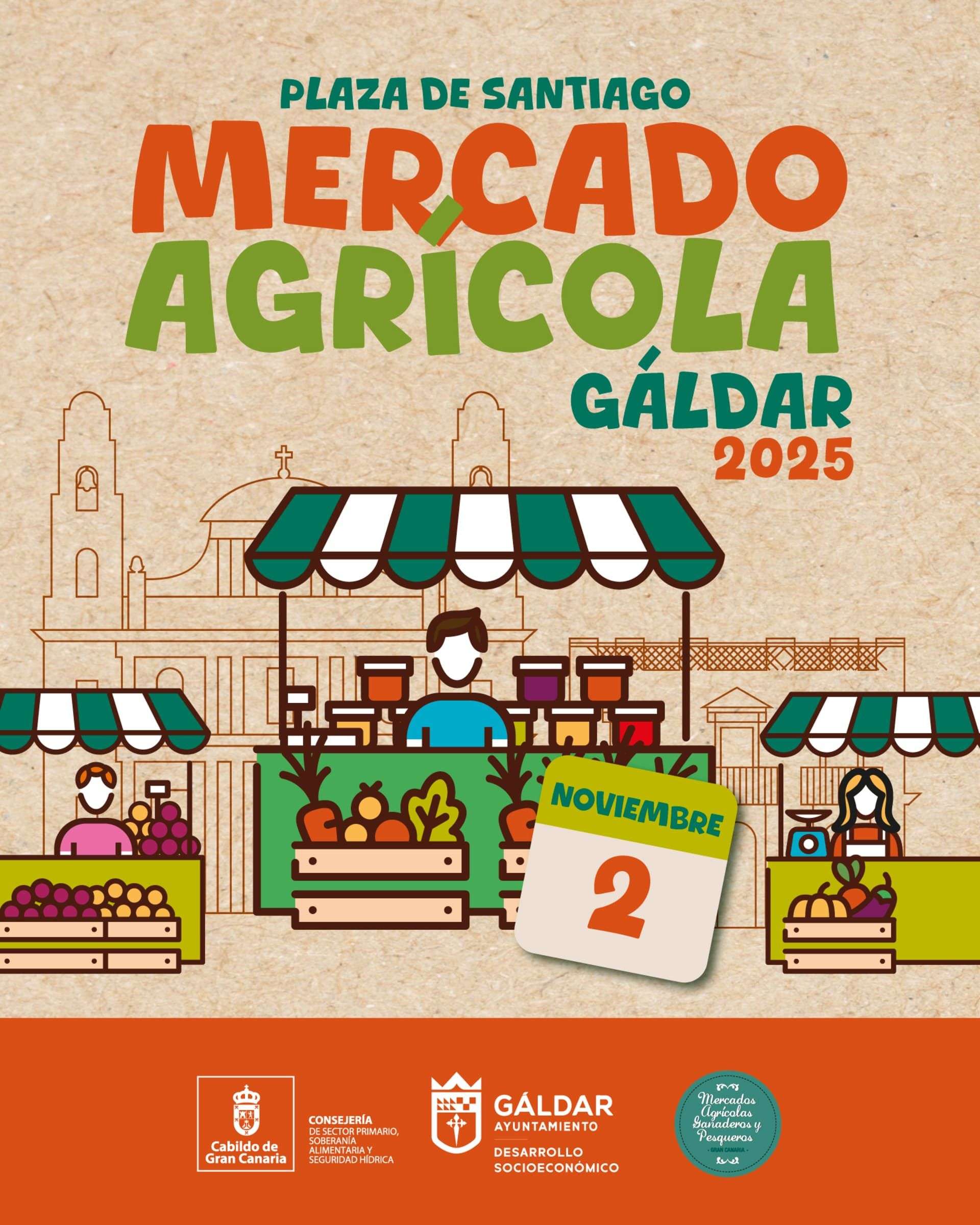 Cartel del Mercado Agrícola el 2 de noviembre 1 - NorteGranCanaria -