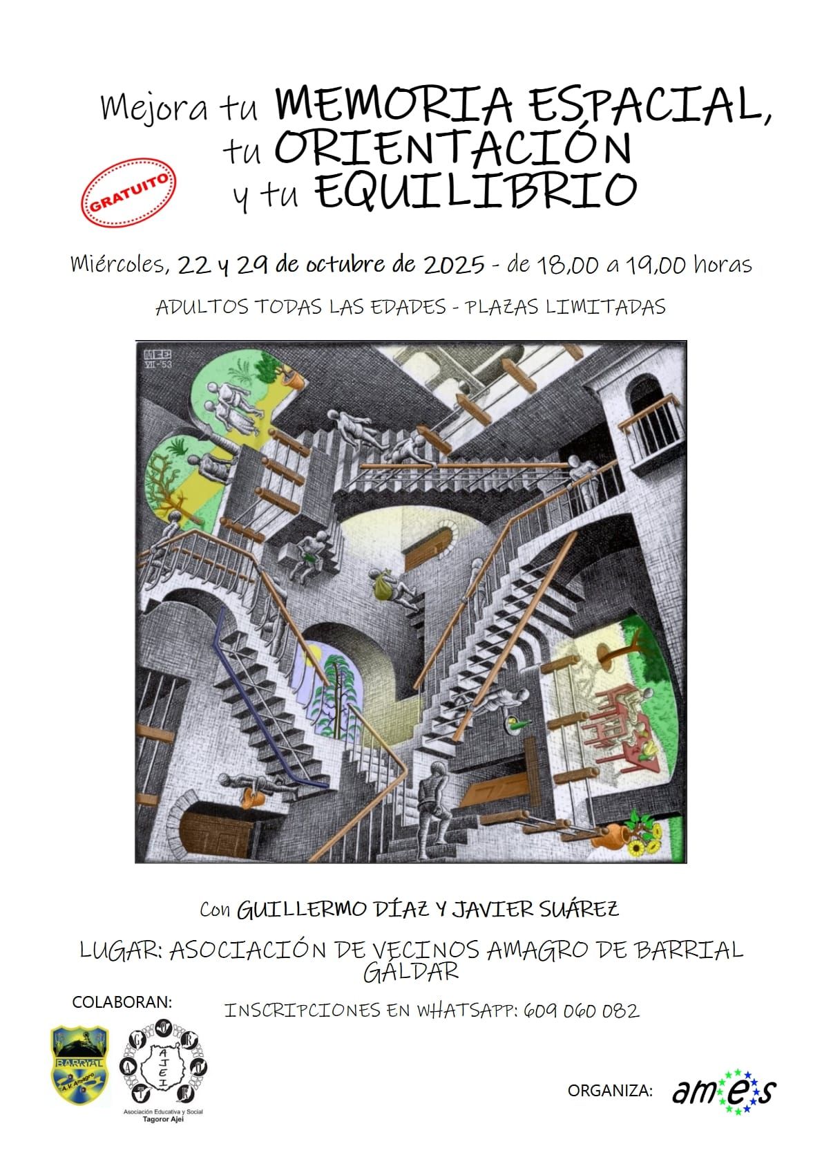 Taller mejora tu memoria espacial - NorteGranCanaria -