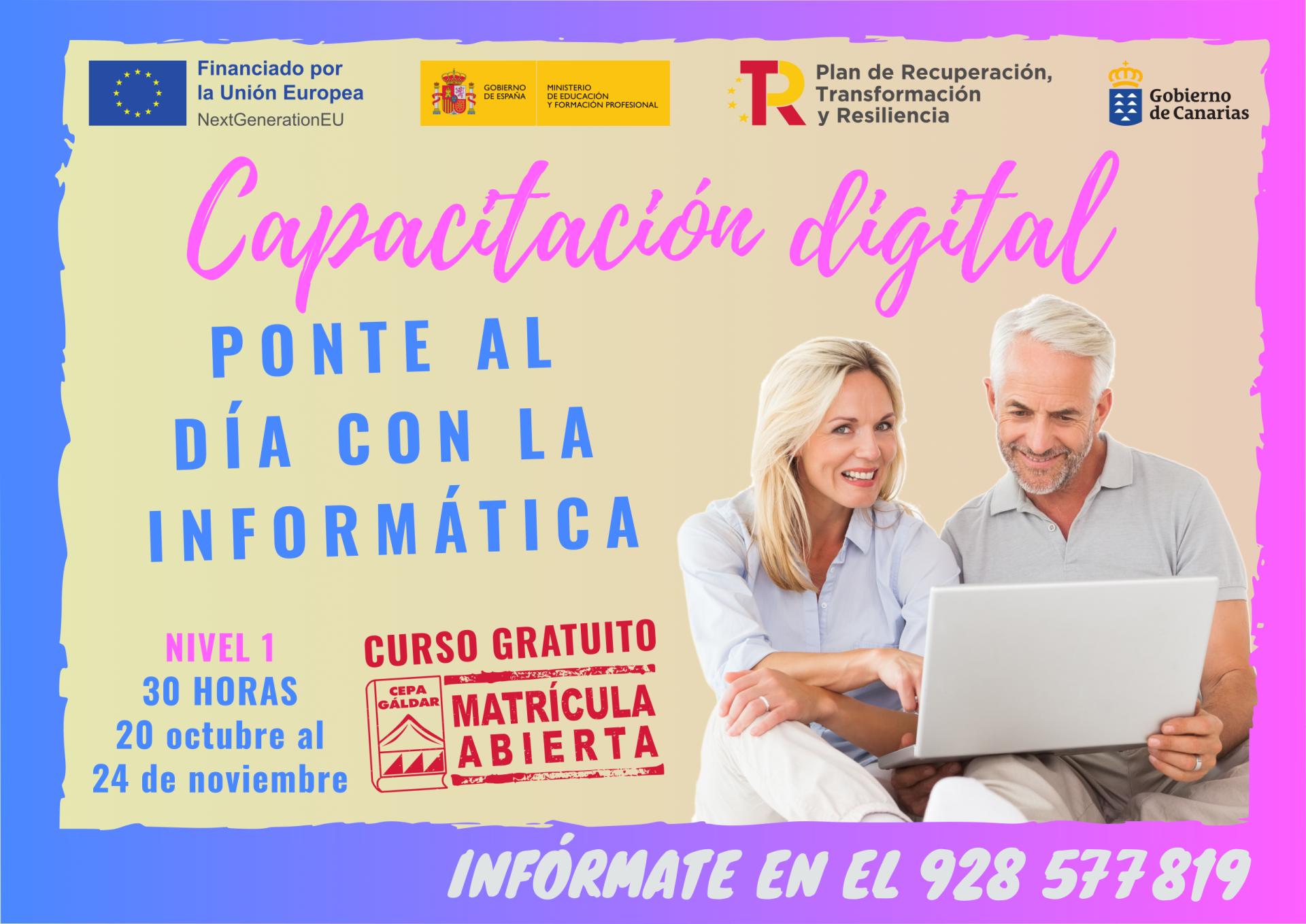 cursos de capacitación digital nivel 1 - NorteGranCanaria -