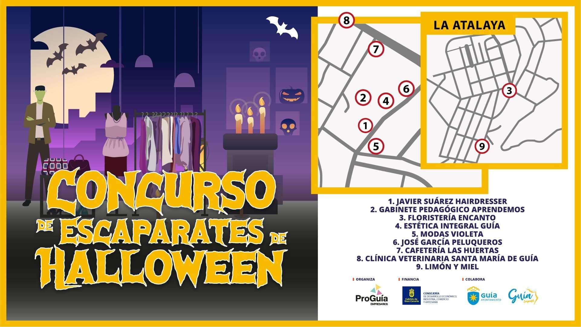 MAPA-GUIA-HALLOWEEN - NorteGranCanaria -