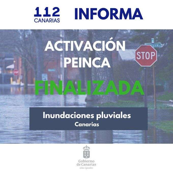 finalizacion Alerta Inundaciones - NorteGranCanaria -