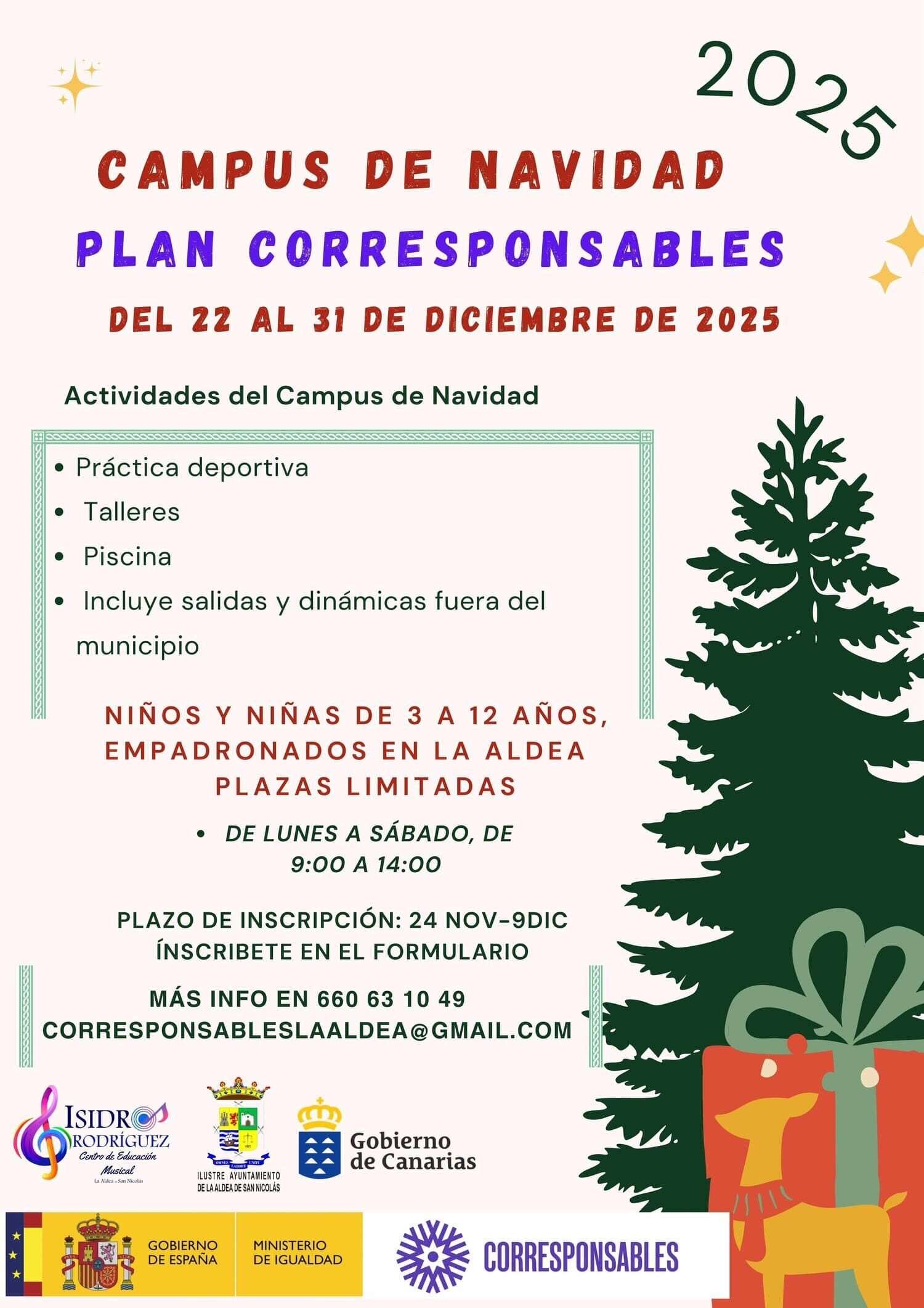Cartel Campus Navidad 1 - NorteGranCanaria -