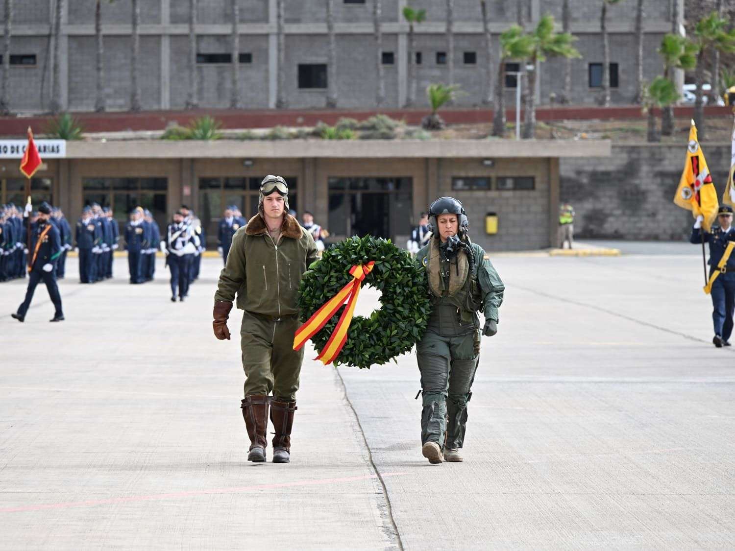 Foto_Patrona EA_Acto a los que dieron su vida por España 1 - NorteGranCanaria -