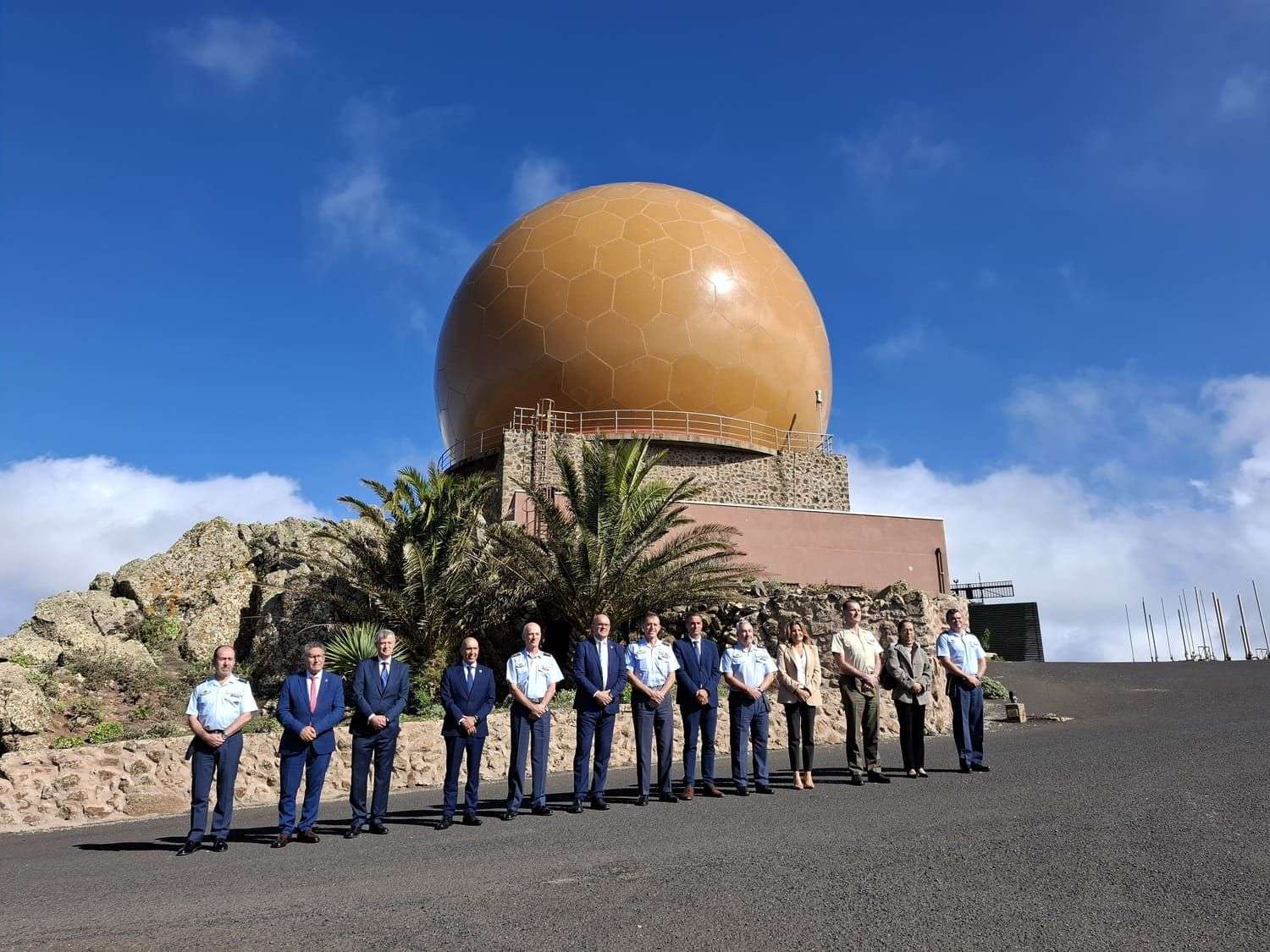 El escuadrón de vigilancia aérea 22 de Lanzarote recibe el radar ‘lanza’ lrr de última generación