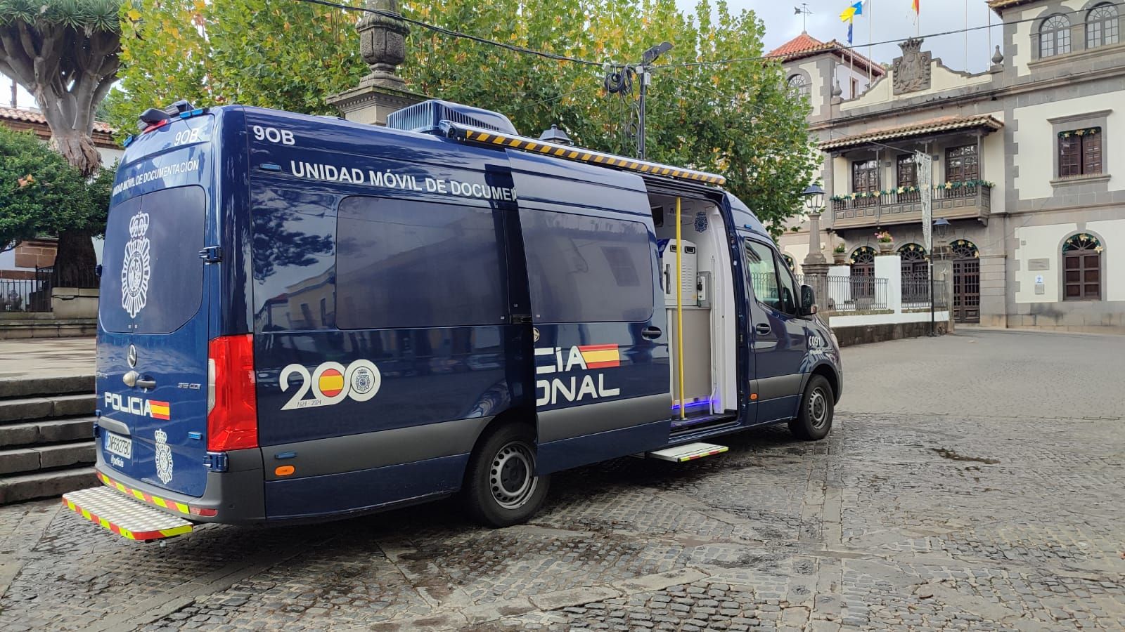 La Unidad móvil del DNI y pasaporte volverá a Teror el 27 de enero y el 18 de febrero