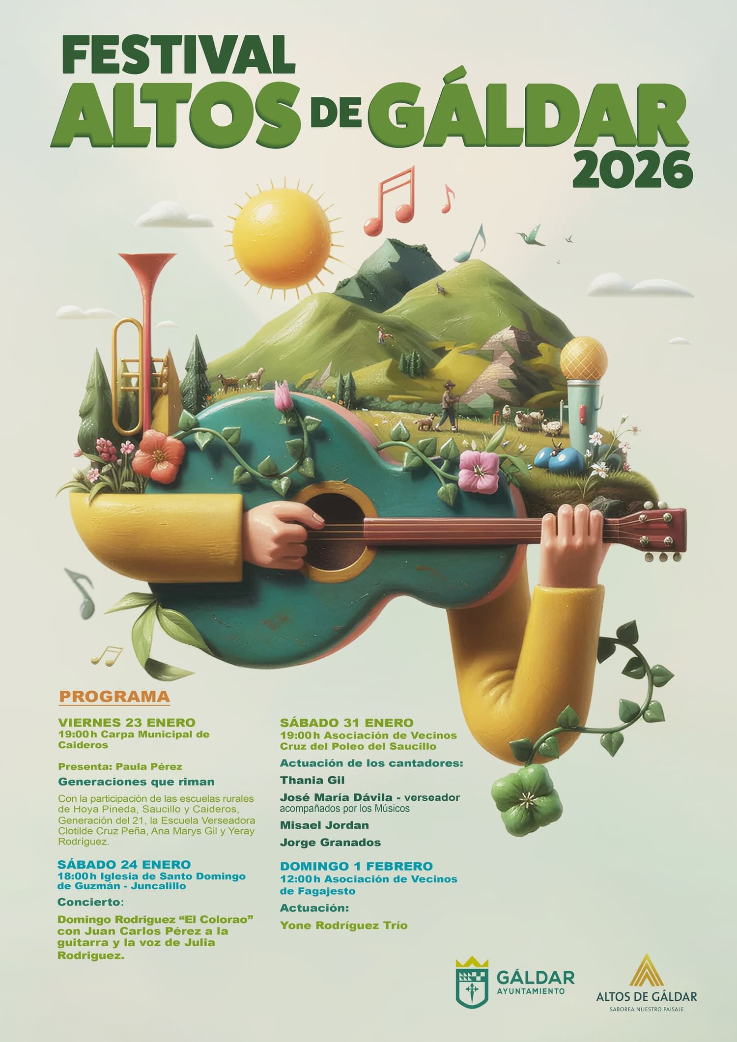 El Festival Altos de Gáldar vuelve a las medíanías con una edición 2026 llena de música, tradición y reencuentro