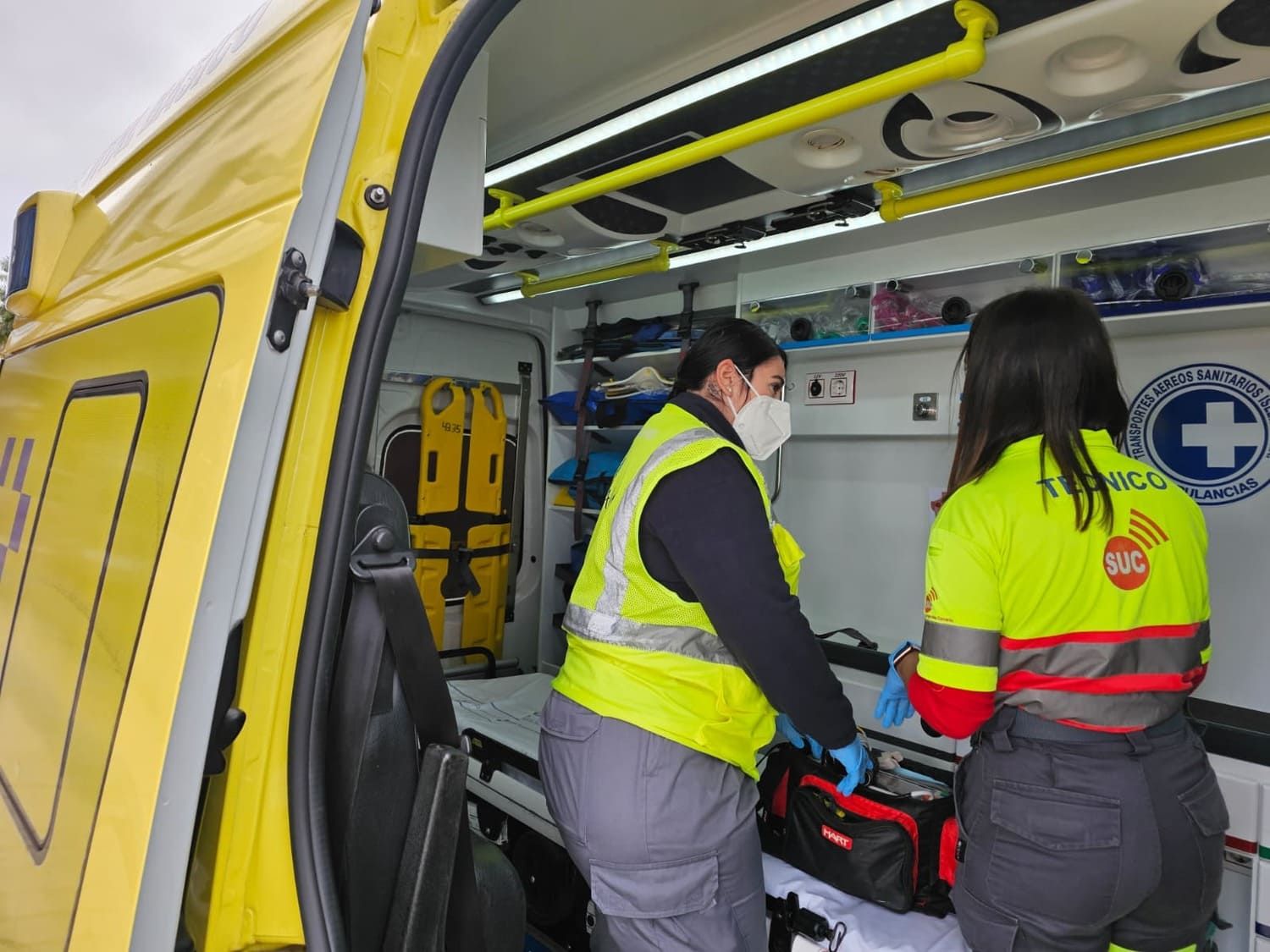 Más de 100 alumnos de Técnico en Emergencias Sanitarias comienzan sus prácticas en las ambulancias del SUC