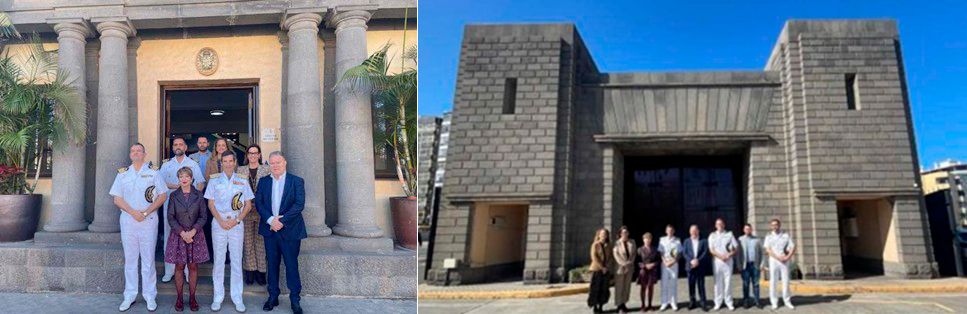 El Ministerio de Defensa y la Fundación Laboral de la Construcción de Las Palmas firman un convenio para la mejora de la cualificación profesional de los trabajadores desempleados