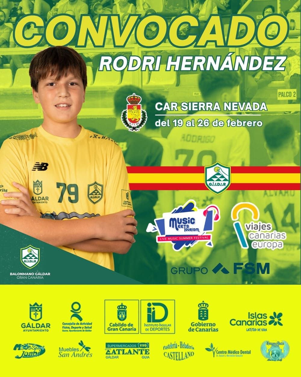 Rodrigo Hernández, convocado para las jornadas de tecnificación nacional en Sierra Nevada