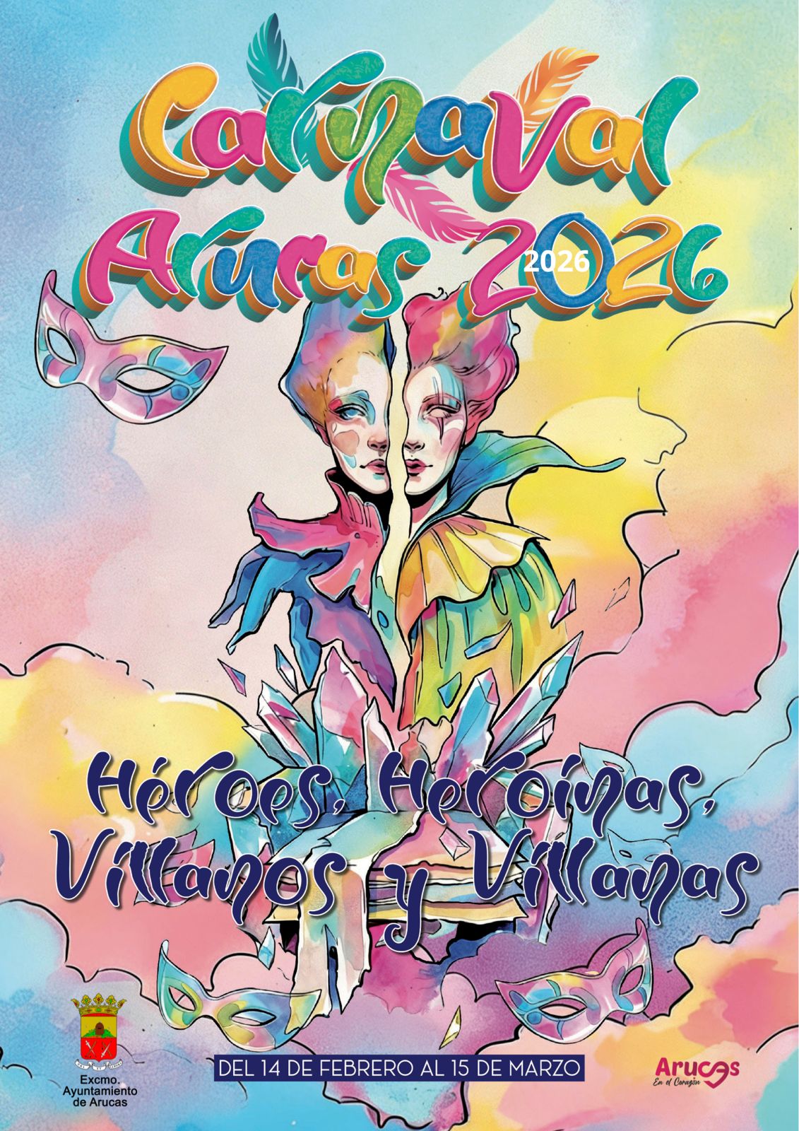 La batalla entre Carnal y Cuaresma abre el Carnaval de Arucas 2026