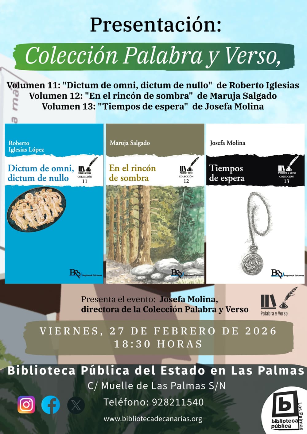 Palabra y Verso presenta los tres últimos tomos de su colección literaria