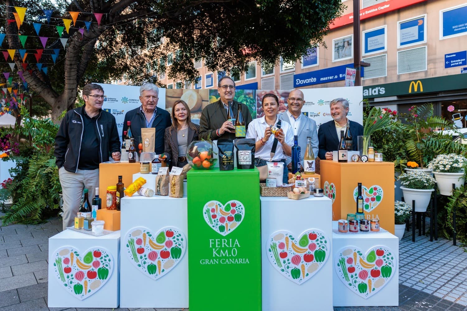 La 35ª edición de la Feria Km.0 Gran Canaria, acerca el producto local al corazón de Las Palmas, en Mesa y López