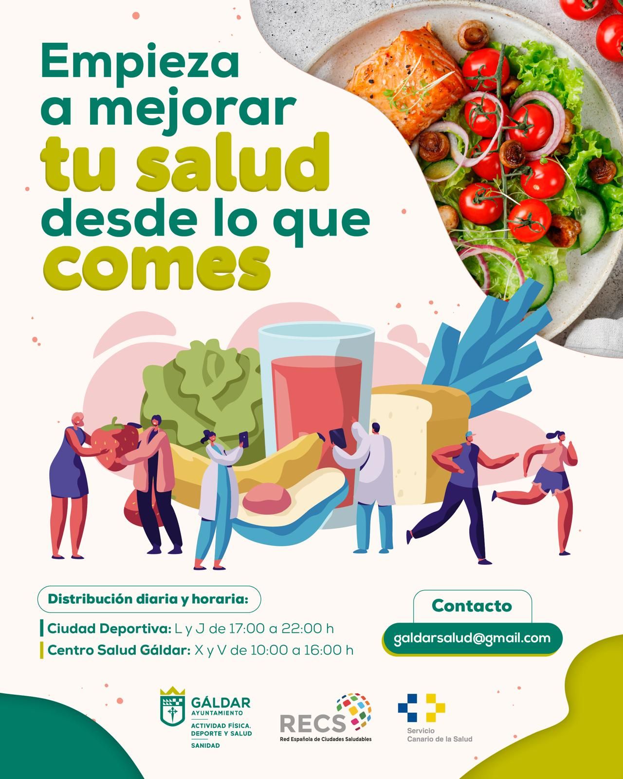 Gáldar lanza un programa pionero de nutrición personalizada para 1.250 personas
