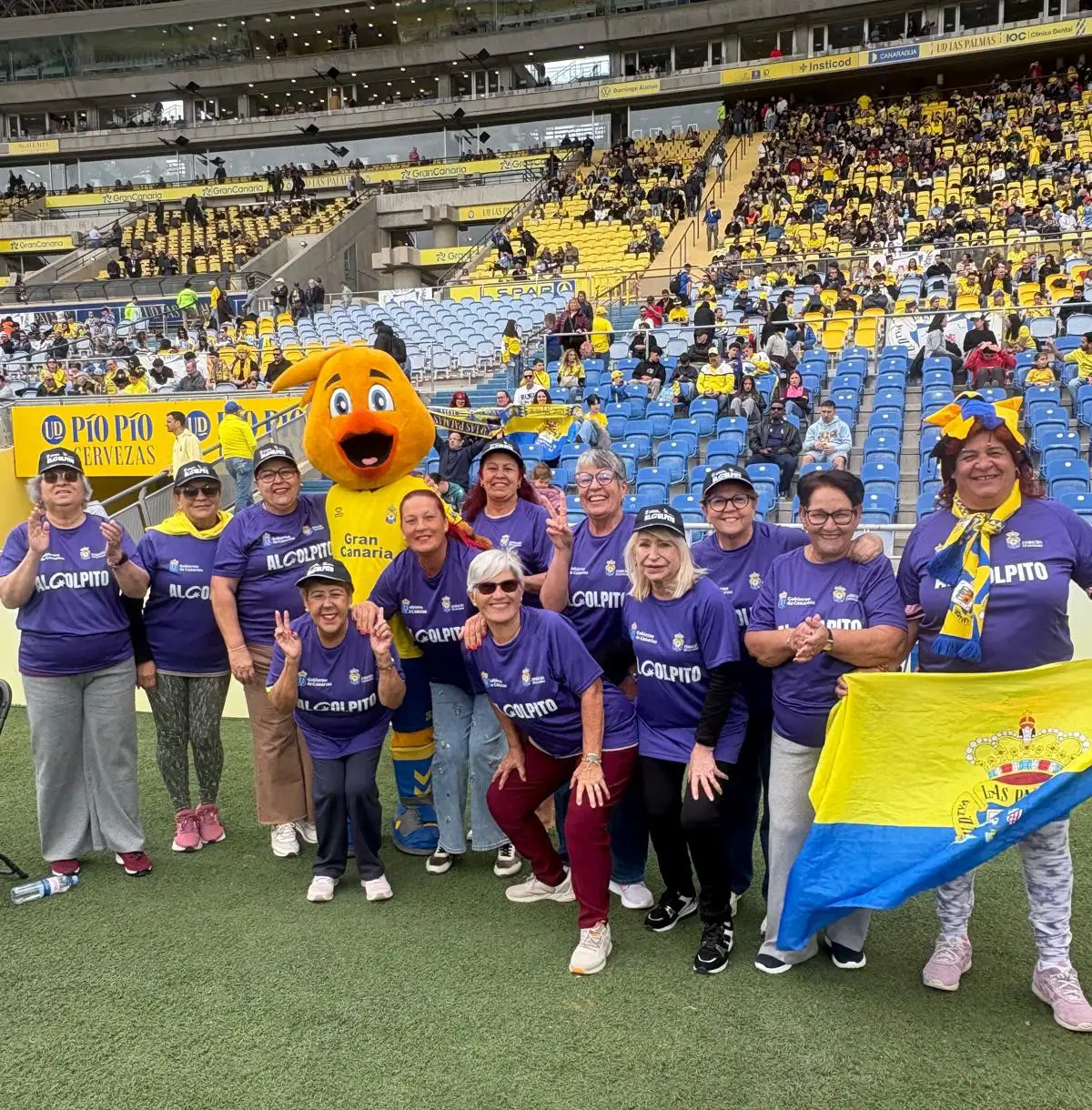 La Aldea de San Nicolás celebra la participación de su equipo femenino de fútbol en el Proyecto Al Golpito de la Fundación UD Las Palmas