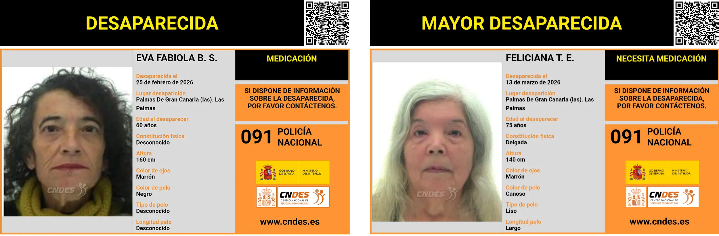 Desaparecidas Eva Fabiola Y Feliciana