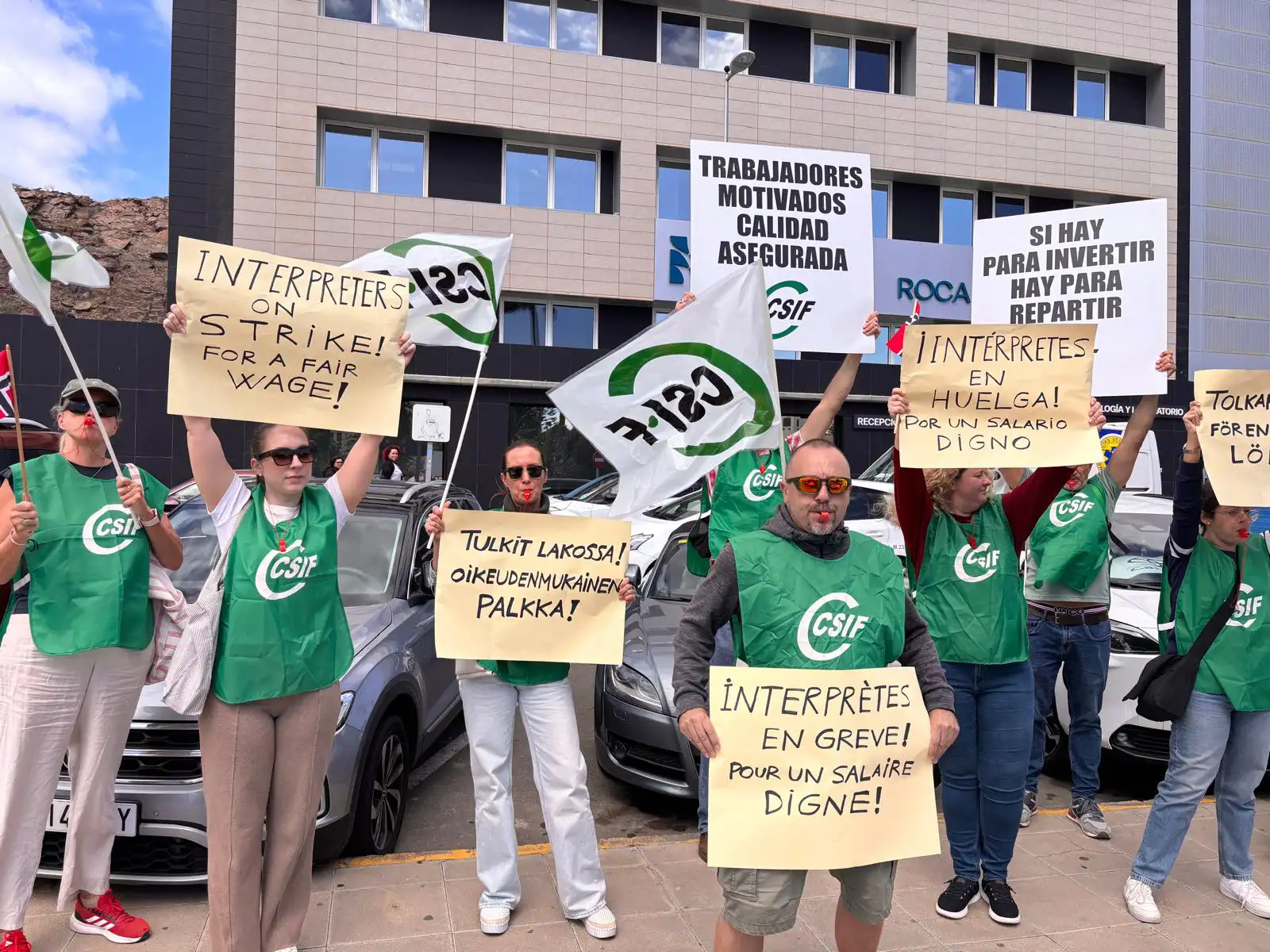 Huelga en Hospiten Clínica Roca
