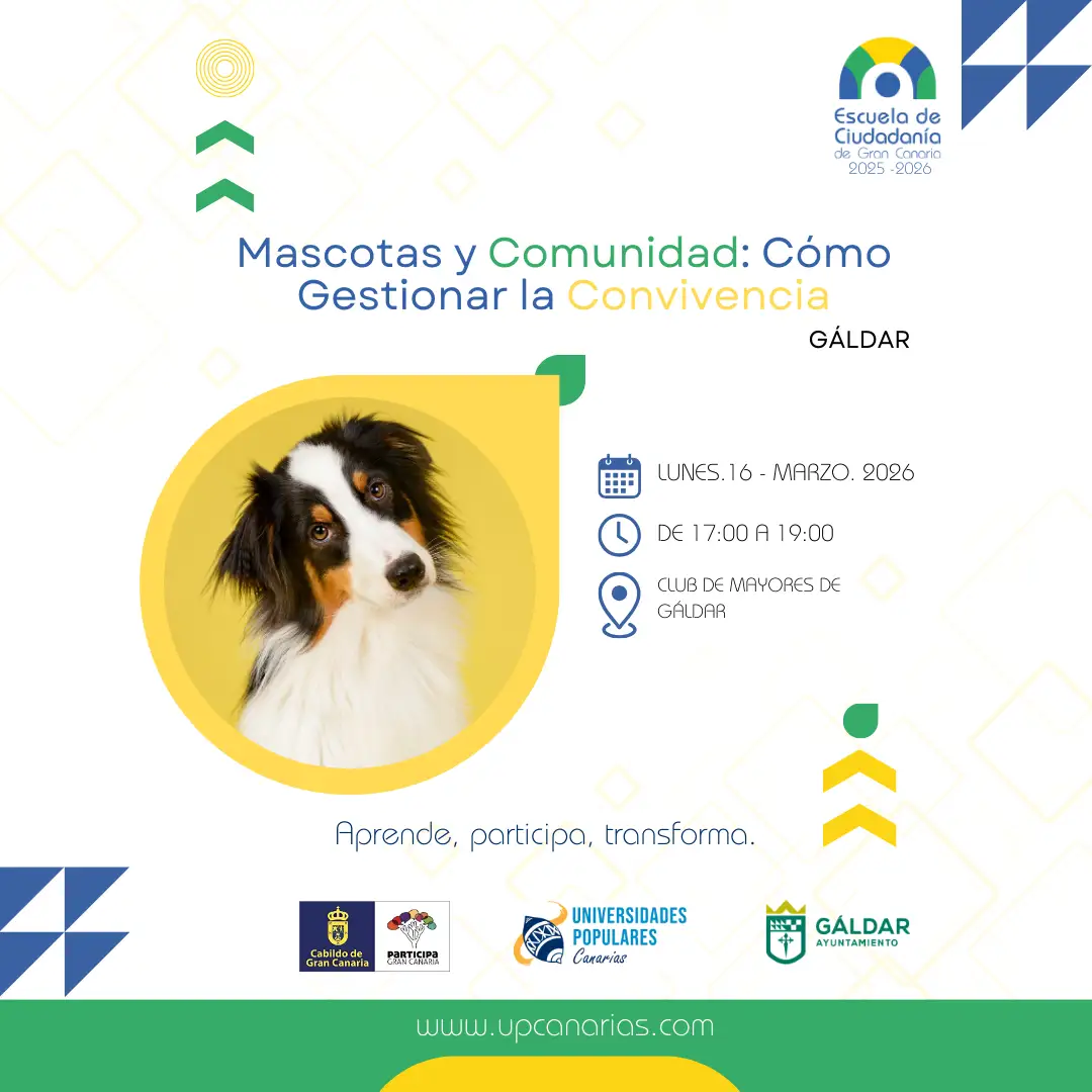 Gáldar acoge un taller gratuito sobre convivencia responsable con mascotas