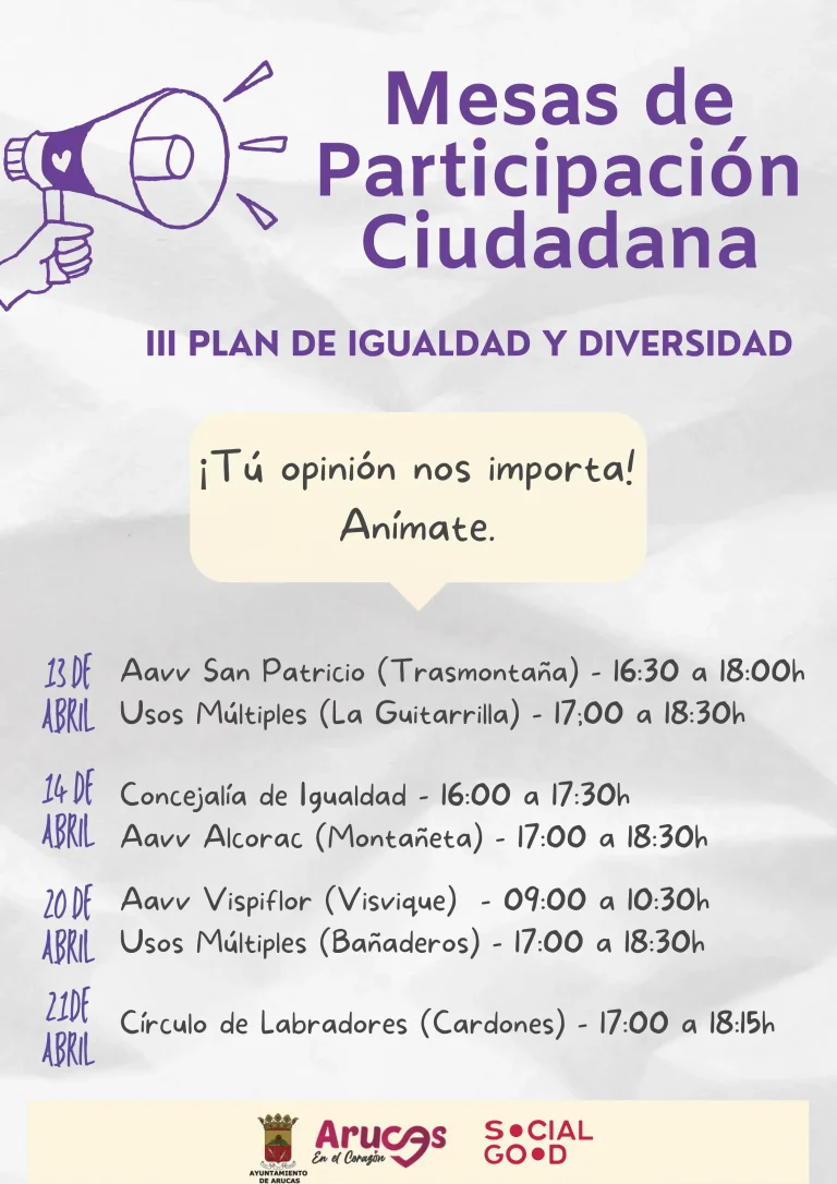 Cartel Mesas ParticipaciÓn (pid) I