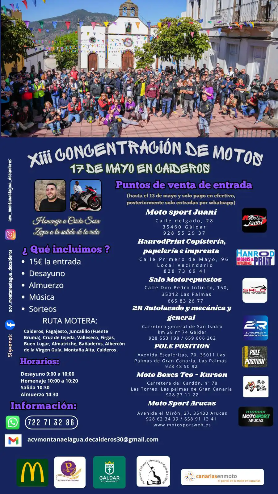 Concentración Motera Caideros