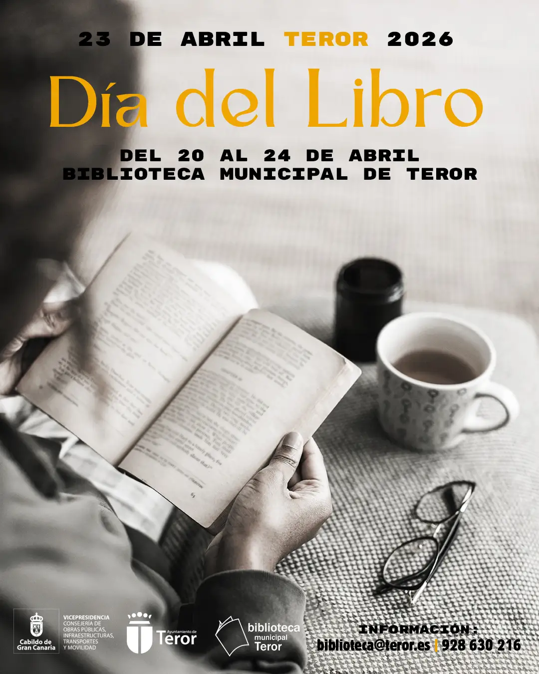 La Biblioteca de Teror celebra el Día del Libro del 20 al 24 de abril